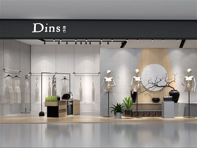 服装店展示_服装店产品陈列_服装店装修效果图_服装店面效果图 - 服装店铺网 - 华衣网