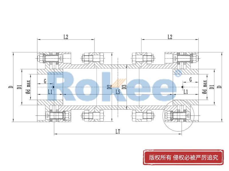 弹性膜片联轴器厂家_挠性梅花联轴器生产厂家_江苏荣基工业