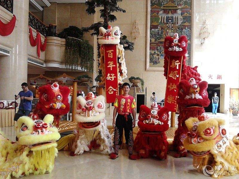 杭州舞狮队_专业舞龙舞狮团_开业舞狮表演公司