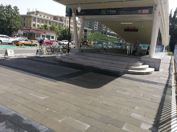石家庄检查井混凝土砌块,石家庄透水砖,河北透水砖,石家庄PC仿石砖--【石家庄市鹿泉区宏康建材】